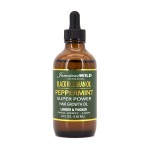 Black Rice Oil Hair Growth Oil 4oz - Peppermint | All Natural Hair Growth Oil for Stronger, Thicker, and Longer Hair.
