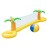Giant Inflatable Palm Tree Volleyball Net Set w Ball- 12 ft Long Extra Large Size-Durable Thick PVC Material, Easy to Inflate- Outdoor/Backyard Summer Pool Party, Kids Water Toy or Activity Game Float