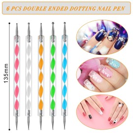 AROIC 28 Pcs Acrylic Nail Brush Set Including 7 Pcs UV Gel Nail Art Brushes, 6 Pcs 3D Nail ExtensionBrush, 5Pcs Double Ended Dotting Nail Pen ForNailArtDIY With White Box, colorful AROIC 28 Pcs Acrylic Nail Brush Set Including 7 Pcs UV Gel Nail Art Brushes, 6 Pcs 3D Nail ExtensionBrush, 5Pcs Double Ended Dotting Nail Pen ForNailArtDIY With White Box, colorful