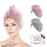 JEFFSUN Microfiber Hair Towel Wrap, Stocking Stuffers for Girls, 2 Pack Super Absorbent Quick Dry Wet Hair Turban for Drying Curly, Long, Thick, Frizzy Hair, Womens Hair Care Routine Must Have