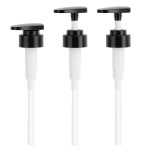 Lotion Dispenser Pump Head, Segbeauty 3 Pack Shampoo Shower Bottle Pump Replacement, Empty Refillable Bottle Tube Pump Top for Soap Conditioner Lotion Body Wash Bathroom Kitchen