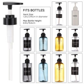 Lotion Dispenser Pump Head, Segbeauty 3 Pack Shampoo Shower Bottle Pump Replacement, Empty Refillable Bottle Tube Pump Top for Soap Conditioner Lotion Body Wash Bathroom Kitchen Lotion Dispenser Pump Head, Segbeauty 3 Pack Shampoo Shower Bottle Pump Replacement, Empty Refillable Bottle Tube Pump Top for Soap Conditioner Lotion Body Wash Bathroom Kitchen