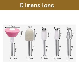 20 Pieces Nail File Replacement Head Refills for Perfect Finishing and Well Touch Salon Nails Electronic Nail File and Full Manicure