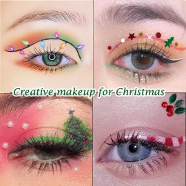 Bowitzki 50g Pastel Color Split Cake Water Activated eyeliner UV neon Graphic eye liner Hydra Liner Rainbow Easter Glow Face Body Paint Makeup