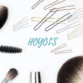Hoyols U Shaped Bobby Pins, Metal Curved Curly Waved Bun Clips Hairpin for Women Girls Grips Hairstyle Updo Thin Thick Hair, 100 Count 2.4 in (Blonde) Hoyols U Shaped Bobby Pins, Metal Curved Curly Waved Bun Clips Hairpin for Women Girls Grips Hairstyle Updo Thin Thick Hair, 100 Count 2.4 in (Blonde)