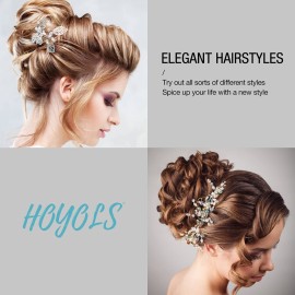 Hoyols U Shaped Bobby Pins, Metal Curved Curly Waved Bun Clips Hairpin for Women Girls Grips Hairstyle Updo Thin Thick Hair, 100 Count 2.4 in (Blonde) Hoyols U Shaped Bobby Pins, Metal Curved Curly Waved Bun Clips Hairpin for Women Girls Grips Hairstyle Updo Thin Thick Hair, 100 Count 2.4 in (Blonde)