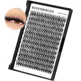 Bodermincer Black Cluster Lashes 240pcs 20D/40D DIY Eyelash Extension D Curl Long Individual Lashes Mixed Tray Faux Mink Lash Clusters Extensions 8-22mm (20D-20mm) Bodermincer Black Cluster Lashes 240pcs 20D/40D DIY Eyelash Extension D Curl Long Individual Lashes Mixed Tray Faux Mink Lash Clusters Extensions 8-22mm (20D-20mm)