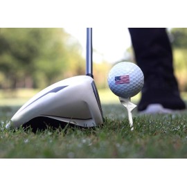 FLIGHTPATH Premium Golf Tees - Durable Plastic Golf Tees Designed to Enhance Golf Shot Distance & Precision - Robotically Tested to Reduce Ball Spin - USGA Approved Golf Equipment - (Pack of 8, 3.25)