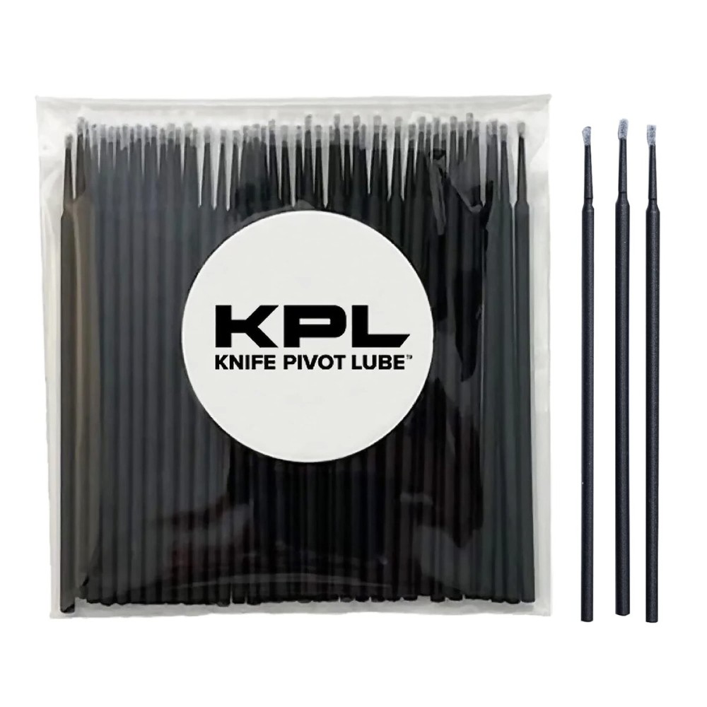 Knife Pivot Lube - KPL MicroFiber Knife Care Detail Swabs - Ultra-Precision Detailing Probes for Knife, Kitchen Cleaning Supplies, Pointed Swabs for Pocket Knives, Swab Applicators (50 Pack)