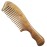 ERZA SCARLET Hair Comb Wooden Wide Tooth Comb for Curly Hair Detangling Wood Green Sandalwood Comb