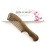ERZA SCARLET Hair Comb Wooden Wide Tooth Comb for Curly Hair Detangling Wood Green Sandalwood Comb