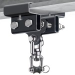 Dolibest Heavy Bag Mount, Punching Bag Hanger, I Beam Hanger, Heavy Bag Hanger for Punching Bag Accessories, Punching Bag Bracket, Beam Hanger with Swivel Hook, Ceiling Mount for Boxing Bag