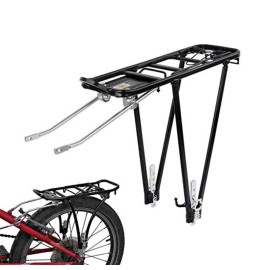 Bike Cargo Rack Cargo Universal Adjustable Bicycle Rear Luggage Touring Carrier Racks 55lbs Capacity Quick Release Mountain Road Bike Pannier Rack for 26-29 Frames