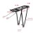 Bike Cargo Rack Cargo Universal Adjustable Bicycle Rear Luggage Touring Carrier Racks 55lbs Capacity Quick Release Mountain Road Bike Pannier Rack for 26-29 Frames