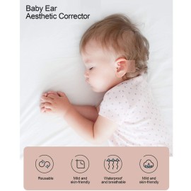 ZJchao Ear Corrector, 4 X 50cm Silicone Newborn Baby Ear Aesthetic Correctors Kids Infant Protruding Ear Patch Stickers Infant Protruding Ear Patch Stickers for Babies with Protruding Ears
