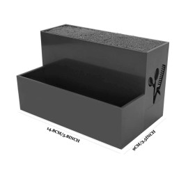 Niiyen Professional Salon Shear Holder Rack, Salon Hairdressing Combs Clips Box Scissors Storage Box Organizer Case Barber Accessories, for Hair Stylist Office Home(Blue) Niiyen Professional Salon Shear Holder Rack, Salon Hairdressing Combs Clips Box Scissors Storage Box Organizer Case Barber Accessories, for Hair Stylist Office Home(Blue)