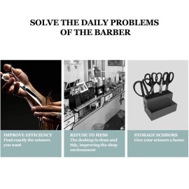 Niiyen Professional Salon Shear Holder Rack, Salon Hairdressing Combs Clips Box Scissors Storage Box Organizer Case Barber Accessories, for Hair Stylist Office Home(Blue) Niiyen Professional Salon Shear Holder Rack, Salon Hairdressing Combs Clips Box Scissors Storage Box Organizer Case Barber Accessories, for Hair Stylist Office Home(Blue)