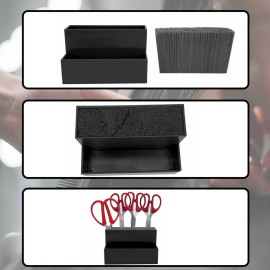 Niiyen Professional Salon Shear Holder Rack, Salon Hairdressing Combs Clips Box Scissors Storage Box Organizer Case Barber Accessories, for Hair Stylist Office Home(Blue) Niiyen Professional Salon Shear Holder Rack, Salon Hairdressing Combs Clips Box Scissors Storage Box Organizer Case Barber Accessories, for Hair Stylist Office Home(Blue)