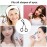 3 Sets Mini Eyelash Curler Lash Curls with Non Slip Finger Grip Eyelashes Silicone Pressure Pad for Women Ladies Black