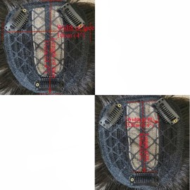 Invisible Human Hair Toppers For Women Clip In Toppers With 3D Air Bangs Fringe Straight 10x11cm Middle Part PU Scalp Wiglets Hairpieces Increase Hair Volume (20cm, Black) Invisible Human Hair Toppers For Women Clip In Toppers With 3D Air Bangs Fringe Straight 10x11cm Middle Part PU Scalp Wiglets Hairpieces Increase Hair Volume (20cm, Black)