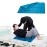 LOSCHEN Tubular Slide Sheet for Elderly Transfer, Sliding Draw Sheets to Assist Moving Elderly - for Cars, Vehicles, Wheelchairs and Bed Transfers - Hospitals & Home Care (Lake Blue, 28x28(72x72cm))