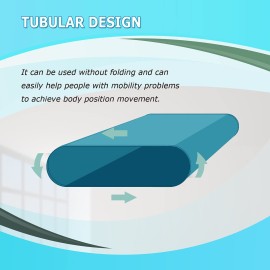 LOSCHEN Tubular Slide Sheet for Elderly Transfer, Sliding Draw Sheets to Assist Moving Elderly - for Cars, Vehicles, Wheelchairs and Bed Transfers - Hospitals & Home Care (Lake Blue, 28x28(72x72cm)) LOSCHEN Tubular Slide Sheet for Elderly Transfer, Sliding Draw Sheets to Assist Moving Elderly - for Cars, Vehicles, Wheelchairs and Bed Transfers - Hospitals & Home Care (Lake Blue, 28x28(72x72cm))