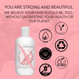 Strength x Beauty - Pure No Sulfate Shampoo - Deeply Cleansing Shampoo for Nourishing Healthy, Full-Bodied Hair - Sulfate-Free Vegan Formula w/Keravis PE (3.4 oz. travel | try me size)