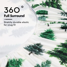 Soft Fitted Crib Sheet, Stretchy and Breathable Toddler Crib Sheet for Boys and Girls, Fits Standard Crib and Toddler Mattress