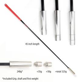 HH-GOLF Golf Swing Speed Trainer Golf Training Aid and Correction for Strength Golf Warm-up Stick Tempo Flexibility Training Club, with 3 Different Weights