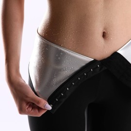 Nano Hertz Sauna Sweat Shapewear Leggings Pants Workout Suit Waist Trainer Shaper Sweatsuit Exercise Fitness Gym Yoga Women Nano Hertz Sauna Sweat Shapewear Leggings Pants Workout Suit Waist Trainer Shaper Sweatsuit Exercise Fitness Gym Yoga Women