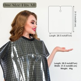 Geyoga Black Waterproof Hair Dye Cape for Women