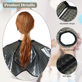 Geyoga Black Waterproof Hair Dye Cape for Women