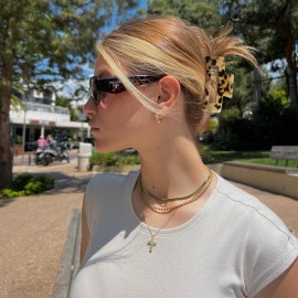 Wekin Large Hair Claw Clips for Thick Hair, 2 Pack Tortoise Hair Clips, Acrylic Celluloid French Butterfly Jaw Clips, Strong Hold for Women Girls Wekin Large Hair Claw Clips for Thick Hair, 2 Pack Tortoise Hair Clips, Acrylic Celluloid French Butterfly Jaw Clips, Strong Hold for Women Girls