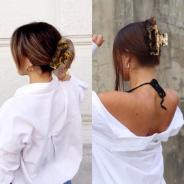 Wekin Large Hair Claw Clips for Thick Hair, 2 Pack Tortoise Hair Clips, Acrylic Celluloid French Butterfly Jaw Clips, Strong Hold for Women Girls Wekin Large Hair Claw Clips for Thick Hair, 2 Pack Tortoise Hair Clips, Acrylic Celluloid French Butterfly Jaw Clips, Strong Hold for Women Girls