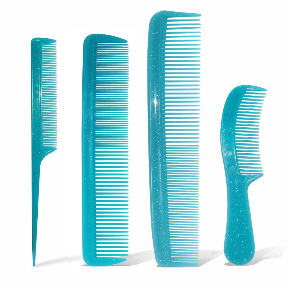 NuAngela Styling Comb Set - Cutting & Hair Trimming Comb with Different Tooth Widths, Perfect for Women & Men\'s Hair Dressing, Grooming & Barber Use