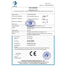 AOLEBA 10.5 mm Static Climbing Rope 10M(32ft) 20M(64ft) 30M(96ft) 50M(160ft) 70M(230ft) Outdoor Rock Climbing Ropes, Escape Rope Ice Climbing Equipment Fire Rescue Parachute Rope