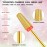 3 Pieces Nail Carbide 5 in 1 Bit, Nail Drill Bits Set-2 Way Rotate Use for both Left to Right Handed, 3/32 Inch Shank Size Drill Machine for Fast Remove Acrylic or Hard Gel (Gold)