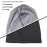 Satin Bonnet Silk Lined Sleep Cap Hair Cover Frizzy Hair Beanie Adjustable Slouchy Night Cap Dark Gray