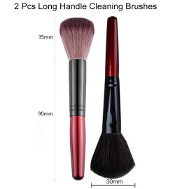 UARUOGP 2 Pcs Soft Nail Art Dust Powder Remover Brush UARUOGP 2 Pcs Soft Nail Art Dust Powder Remover Brush