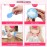 Loyim 120 Pieces Compressed Facial Sponge for Estheticians Face Makeup Removal Cleansing Sponge Pad Exfoliating Spa Wash Round Facial Cleansing Pads Supplies(Blue)