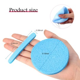 Loyim 120 Pieces Compressed Facial Sponge for Estheticians Face Makeup Removal Cleansing Sponge Pad Exfoliating Spa Wash Round Facial Cleansing Pads Supplies(Blue) Loyim 120 Pieces Compressed Facial Sponge for Estheticians Face Makeup Removal Cleansing Sponge Pad Exfoliating Spa Wash Round Facial Cleansing Pads Supplies(Blue)