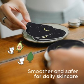 Handmade by AVO - 8 Reusable Pads, Makeup Remover, Quilted Organic Cotton Rounds, Pads Facial Rounds Fabric Pouch Laundry Bag (Star) Handmade by AVO - 8 Reusable Pads, Makeup Remover, Quilted Organic Cotton Rounds, Pads Facial Rounds Fabric Pouch Laundry Bag (Star)