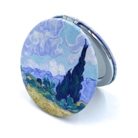 Compact Mirror Gifts for Women Kawaii Kids Mirror Handheld Mirror Small Cosmetic Mirror Cute Pocket Mirror Art Deco Design