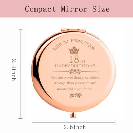 18th Birthday Gift for Girls You are Braver Than You Believe Stainless Strong Than You Seem Inspirational Unique Birthday Gift Ideas for Daughter Sister Niece