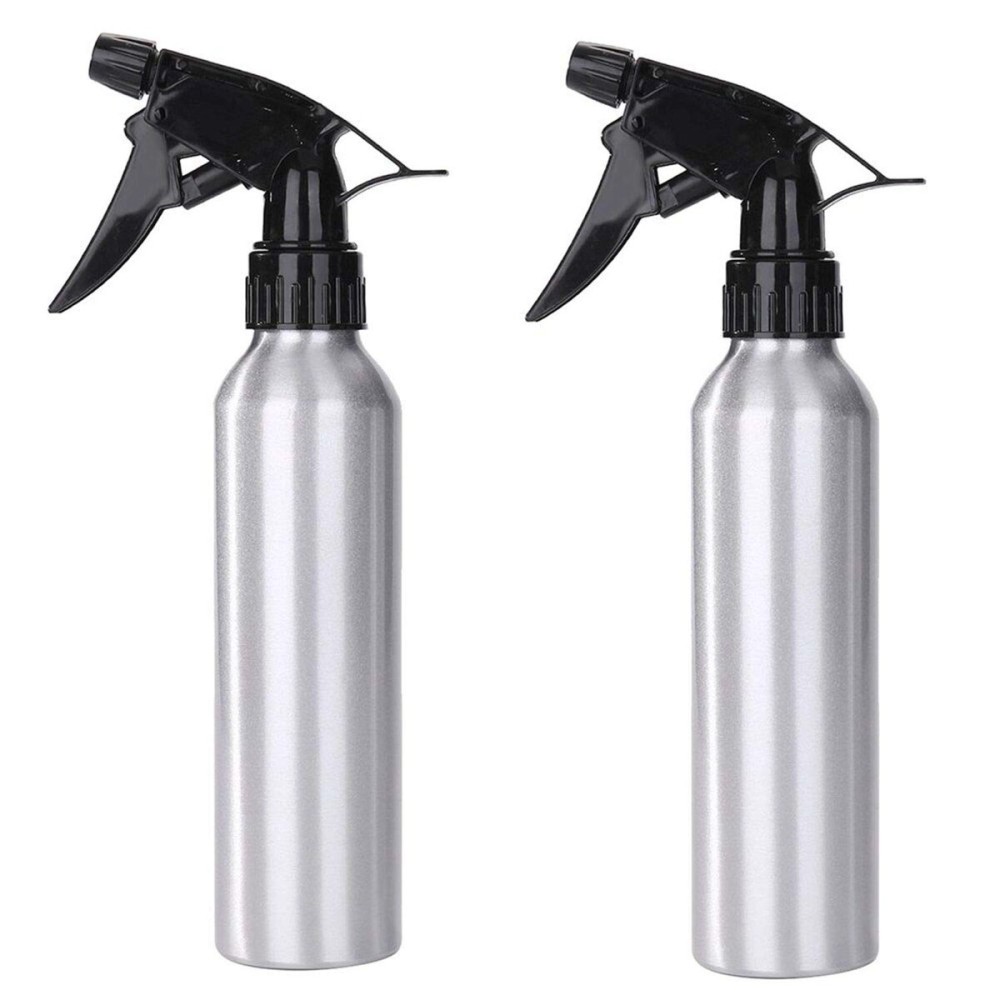 JinYan 250ml Empty Aluminum Spray Bottle,2pcs Reliable Sprayer Empty Spray Bottles Atomizer Mist Perfume for Hairdressing Tattooing Green Soap Flowers Water Sprayer Tool