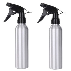 JinYan 250ml Empty Aluminum Spray Bottle,2pcs Reliable Sprayer Empty Spray Bottles Atomizer Mist Perfume for Hairdressing Tattooing Green Soap Flowers Water Sprayer Tool