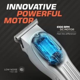 Fagaci Men\'s Professional Hair Trimmer, Powerful Battery, Sharp Blades, High-Speed Motor, Cold Steel for Comfortable Cuts