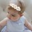 BFNAAgirl Baby Girl Floral Headband Nylon Flower Crown Elastic Hairband 3pcs Hair Accessories Gift for Girls (33)