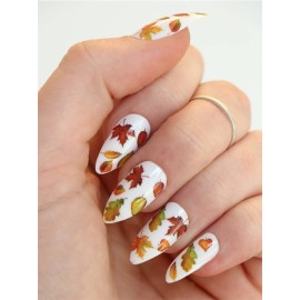 12 Sheets Fall Nail Art Sticker Decals, EBANKU Self Adhesive Maple Leaf Nail Stickers Autumn Thanksgiving Carton Animal Sticker for Women Girls Nail Decorations Nail Designs 12 Sheets Fall Nail Art Sticker Decals, EBANKU Self Adhesive Maple Leaf Nail Stickers Autumn Thanksgiving Carton Animal Sticker for Women Girls Nail Decorations Nail Designs