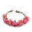 WEDDINGSTAR Bridal Party Flower Crown Wreath - Rose Medley - Pink
